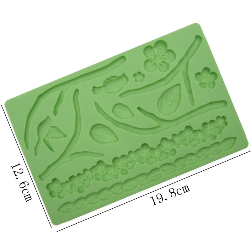 Nature Silicone Fondant Mold Sheet