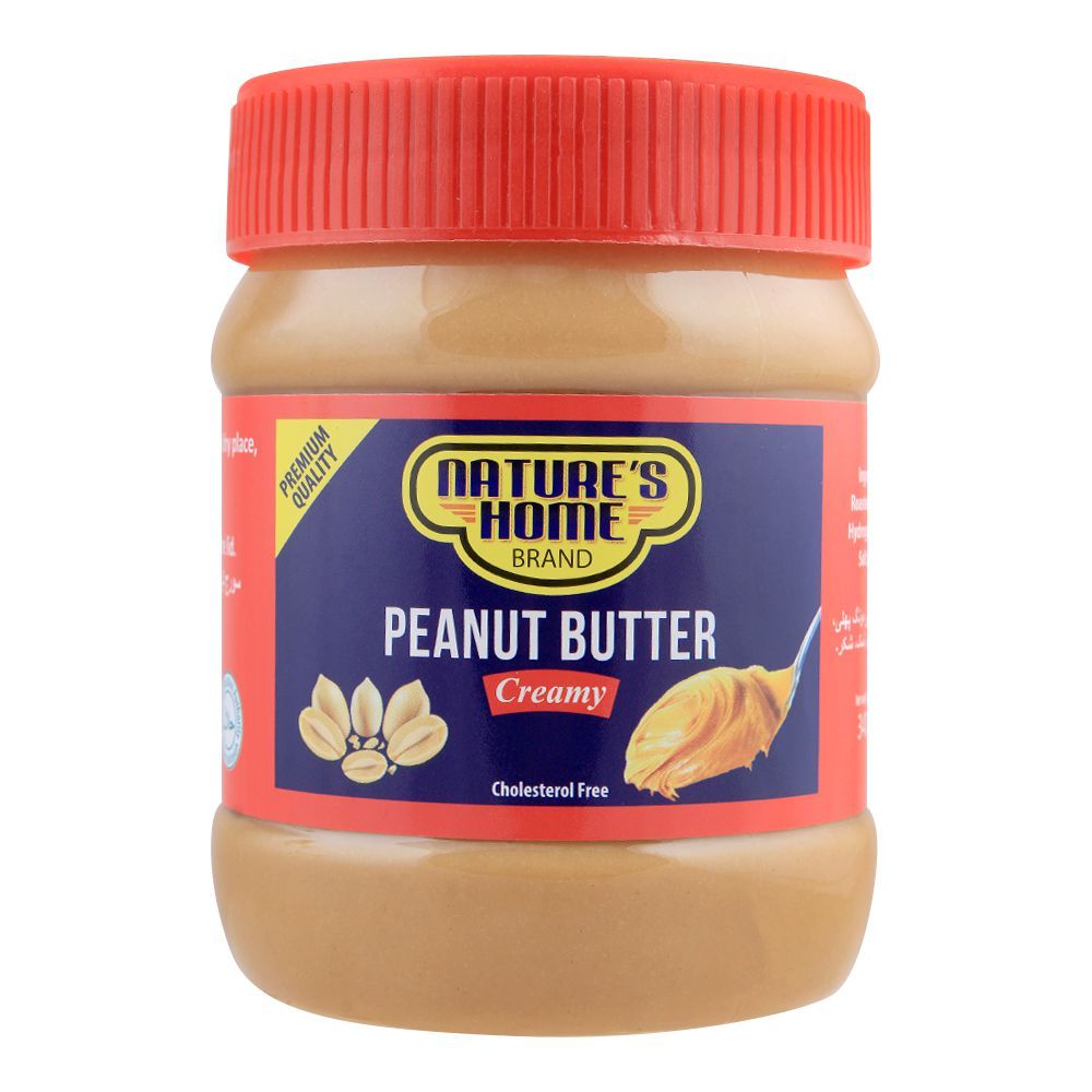 Nature's Home Peanut Butter, Creamy 340g