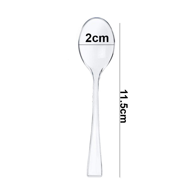 Neons Mini Plastic Spoons 24 Pcs Set