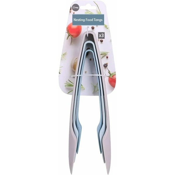Nesting Food Tong 3Pcs Set Plastic High Quality