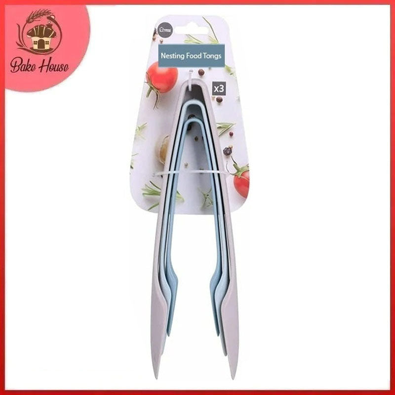 Nesting Food Tong 3Pcs Set Plastic High Quality