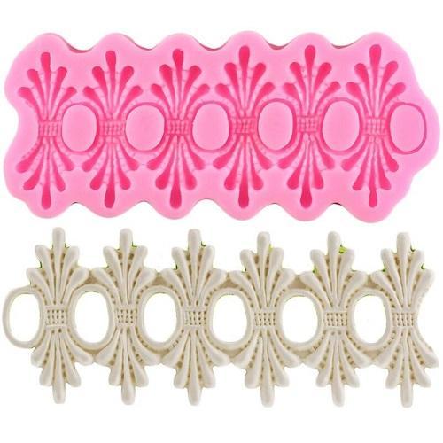New Style Cake Border Silicone Fondant Mold