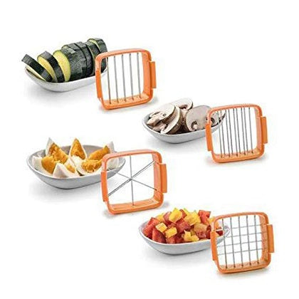Nicer Dicer Quick Genius 7Pcs Orange