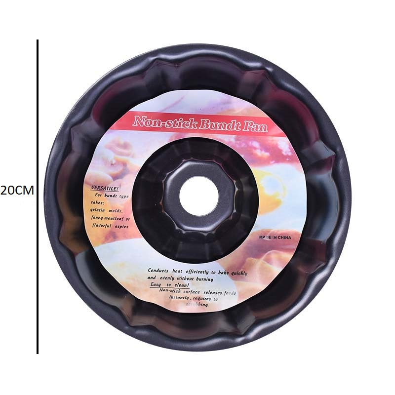 Non Stick Bundt Fluted Cake Mold Round (Design 02) 20cm