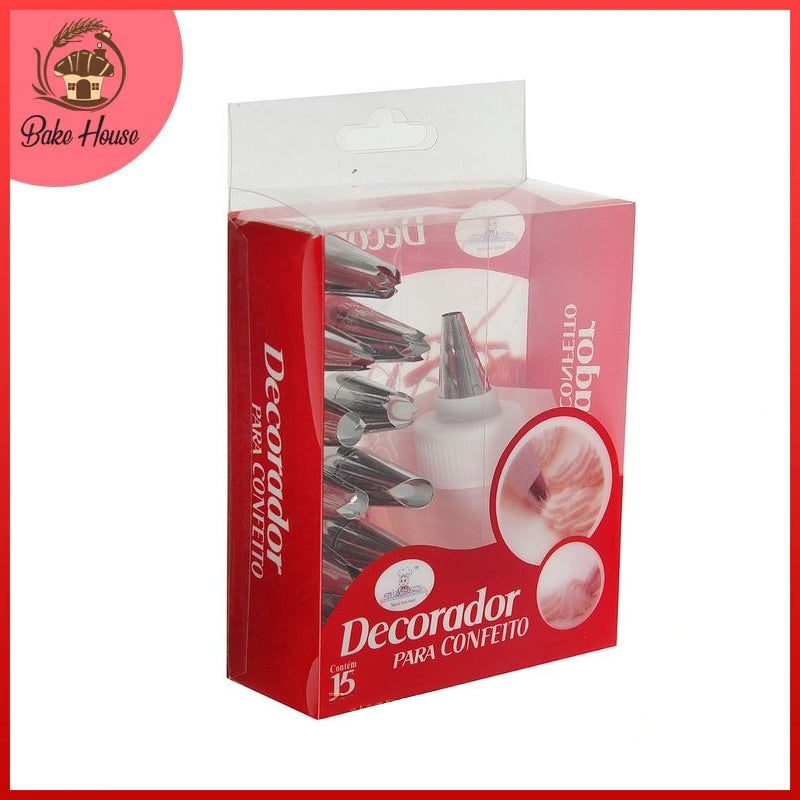 Nozzle Set 12Pcs With Coupler & Icing Bag