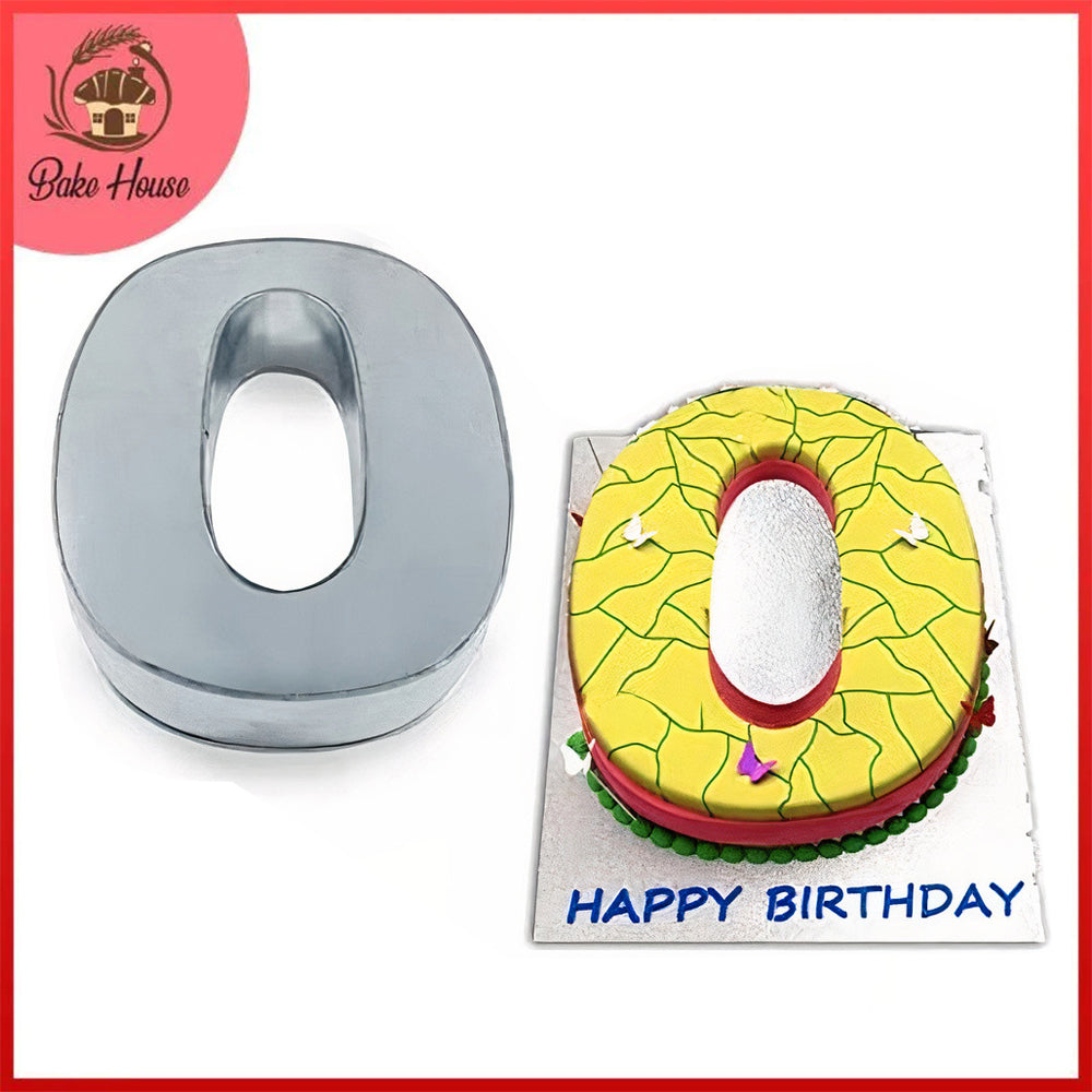 Number Cake Baking Mold Silver Tin (0)