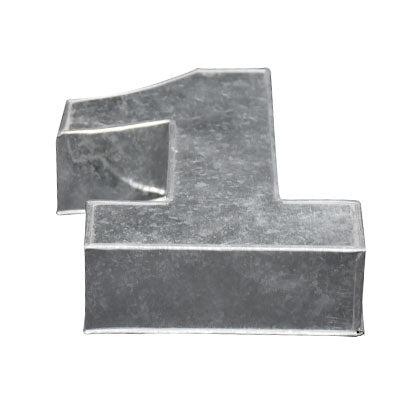 Number Cake Baking Mold Silver Tin (1)