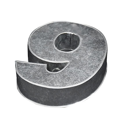 Number Cake Baking Mold Silver Tin (9)
