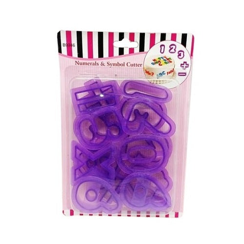 Numbers & Symbols Fondant & Cookie Cutter Set
