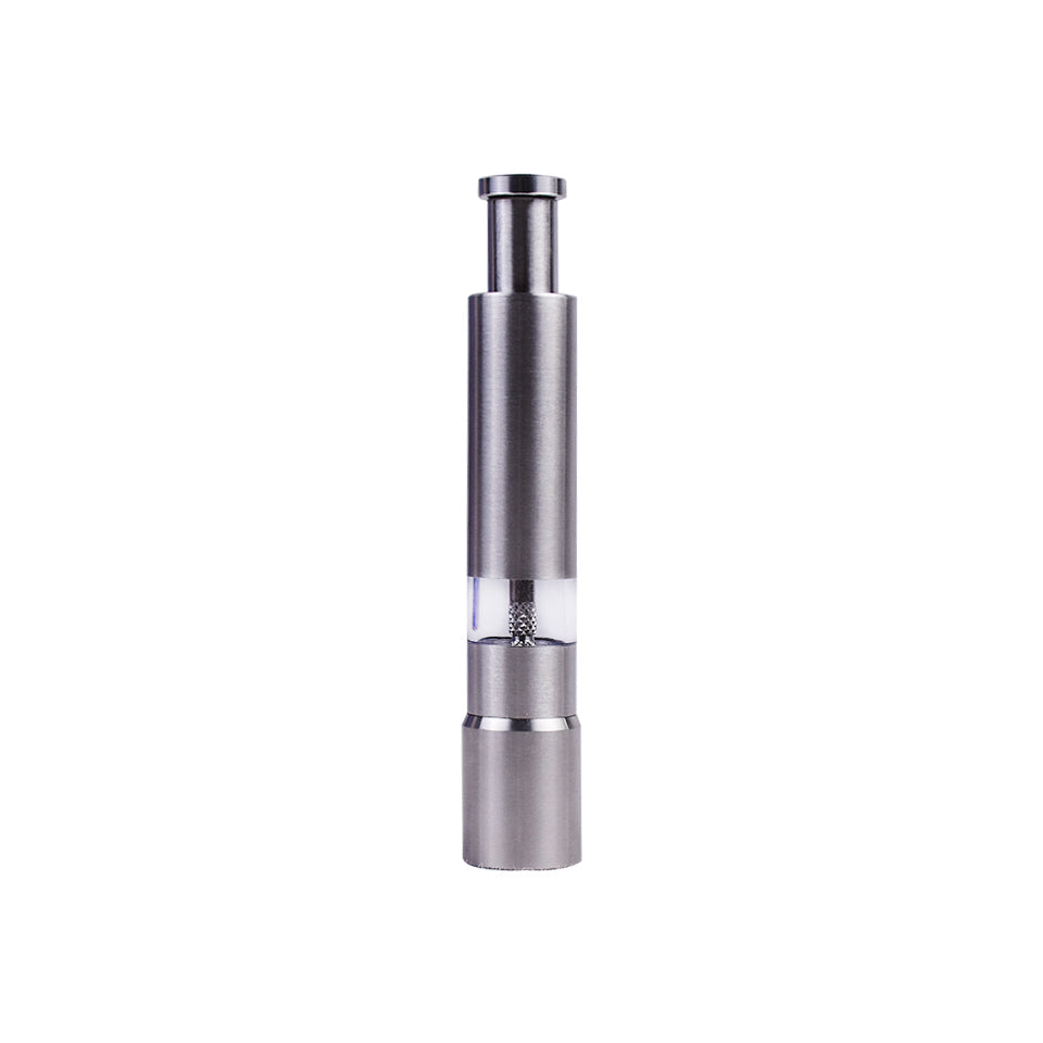 One Hand Pepper Mill Book Stainless Steel