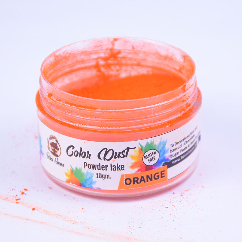 Orange Modecor Color Dust Powder Lake 10g
