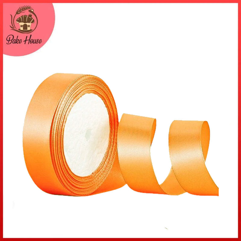 Orange Ribbon For Decoration 2CM