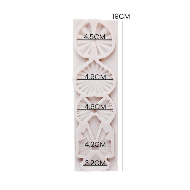 Origami Love Gem Bow Silicone Fondant Mold