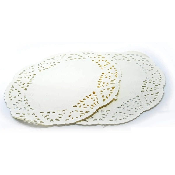 Oval Shape Doilies Paper 50Pcs Pack