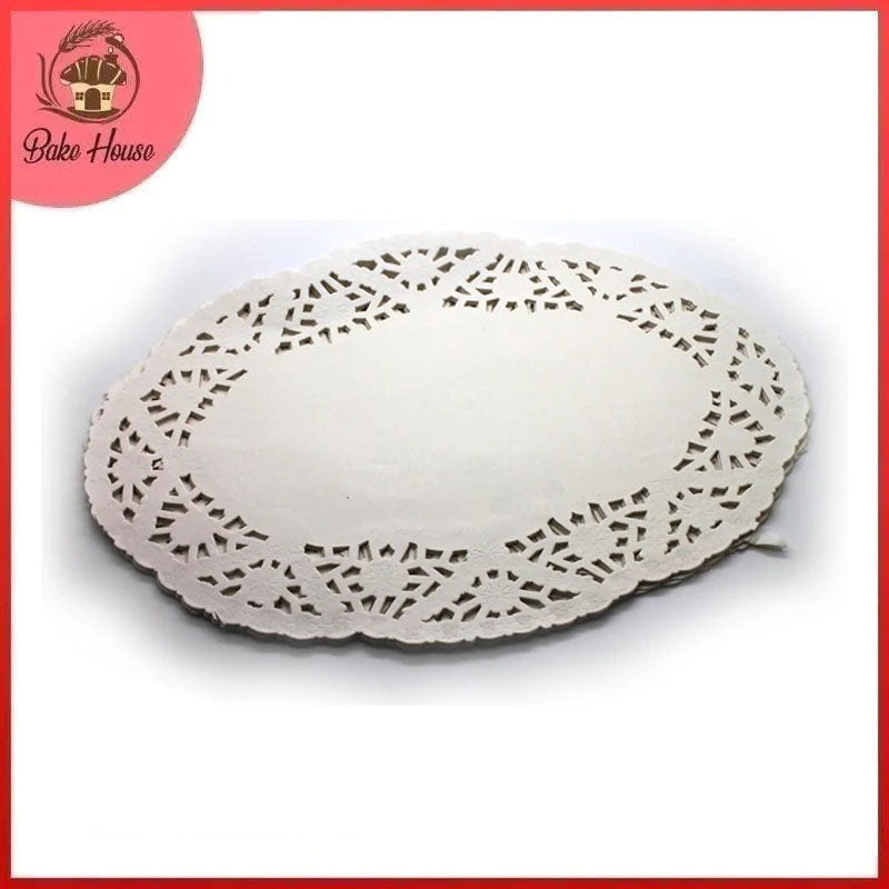 Oval Shape Doilies Paper 50Pcs Pack