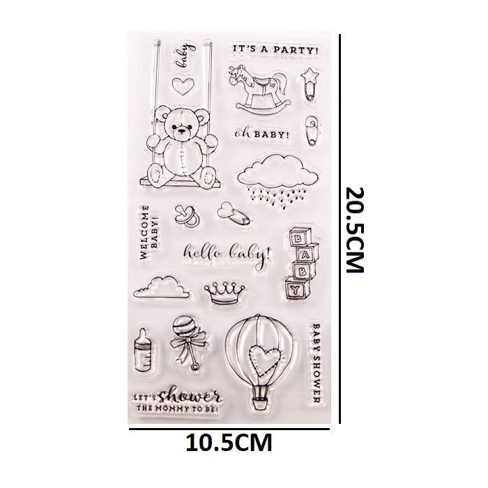 Party Theme Silicone Rubber Stamp