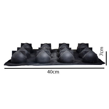 Pavoni Moon Silicone Dessert Mold 12 Cavity