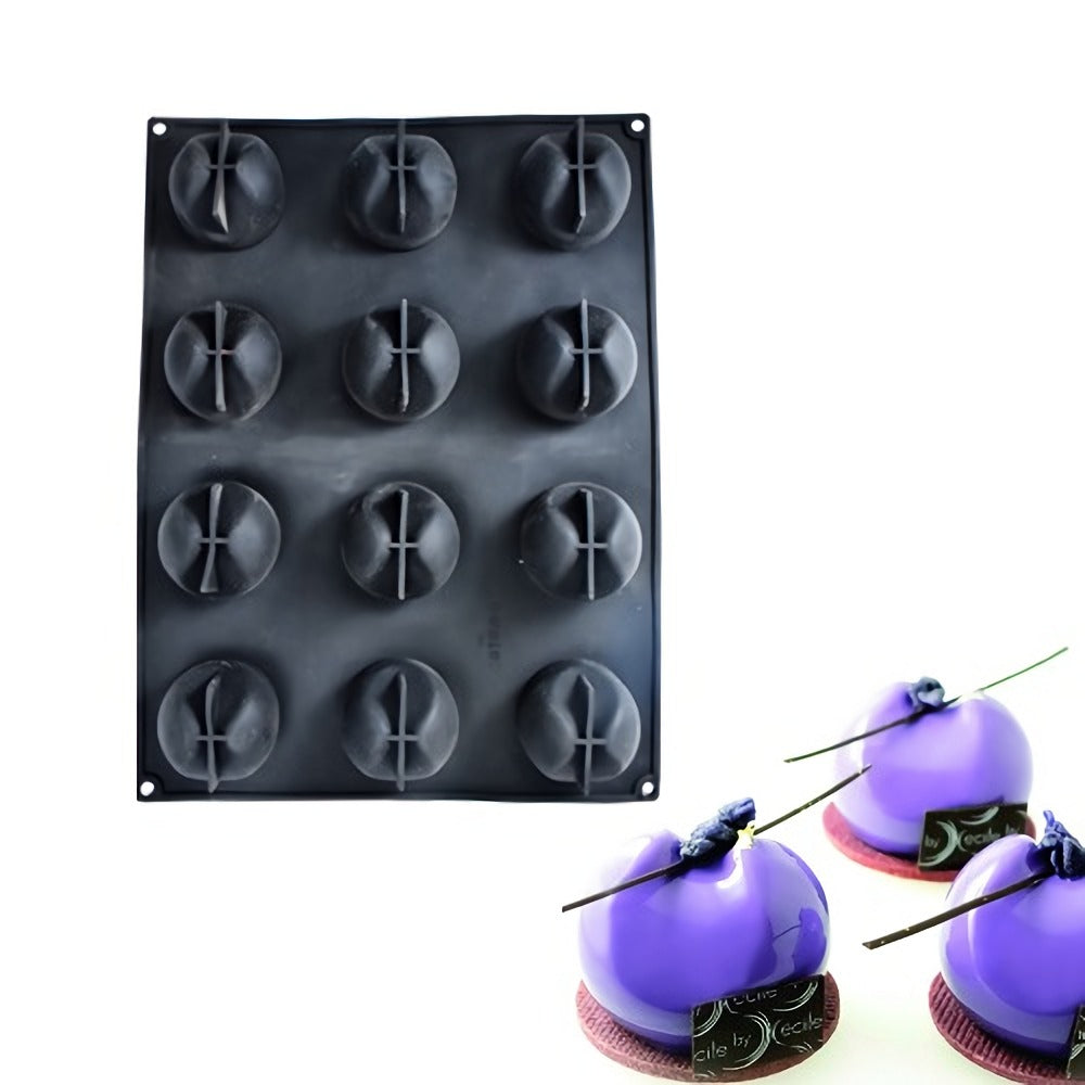Pavoni Moon Silicone Dessert Mold 12 Cavity