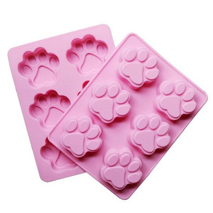 Paw Silicone Soap & Baking Mold 6 Cavity