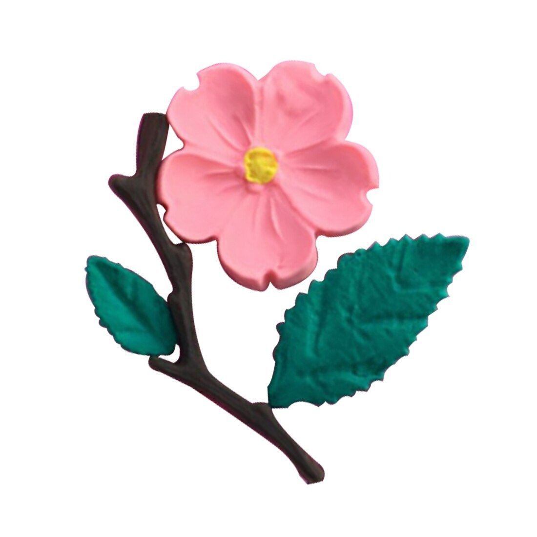 Peach Blossom Silicone Fondant & Chocolate Mold