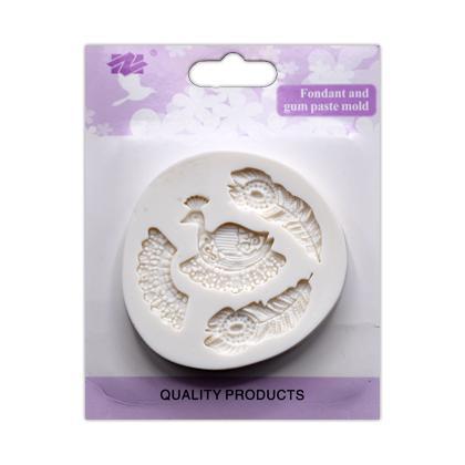 Peacock Silicone Fondant & Chocolate Mold