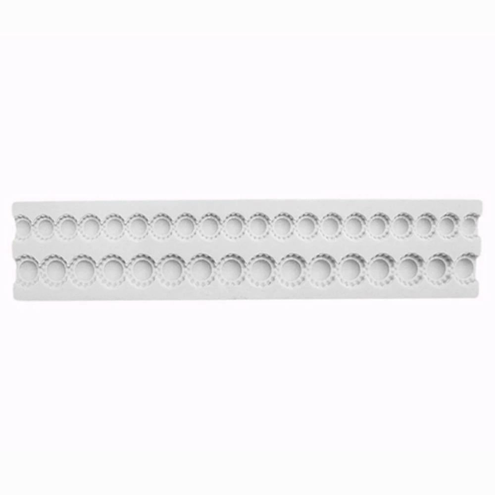 Pearl Beads Chain Silicone Fondant Mold 2 Cavity
