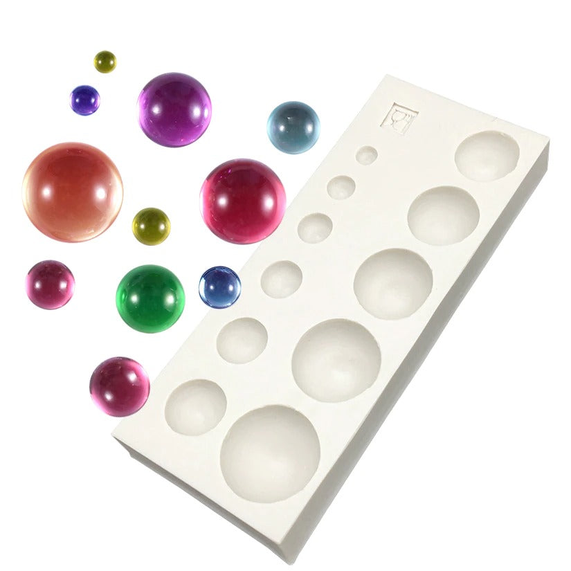 Pearl Circular Silicone Fondant & Chocolate Mold 11 Cavity