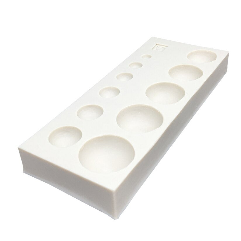 Pearl Circular Silicone Fondant & Chocolate Mold 11 Cavity