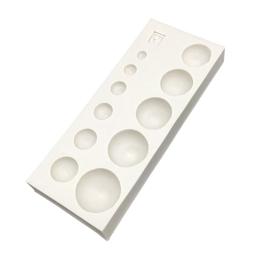 Pearl Circular Silicone Fondant & Chocolate Mold 11 Cavity