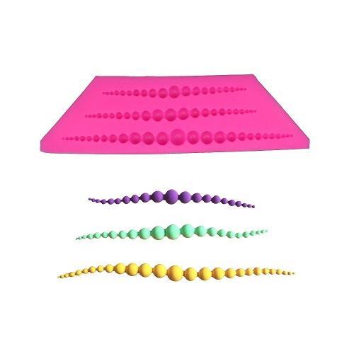 Pearl Silicone Fondant Mold 3 Cavity