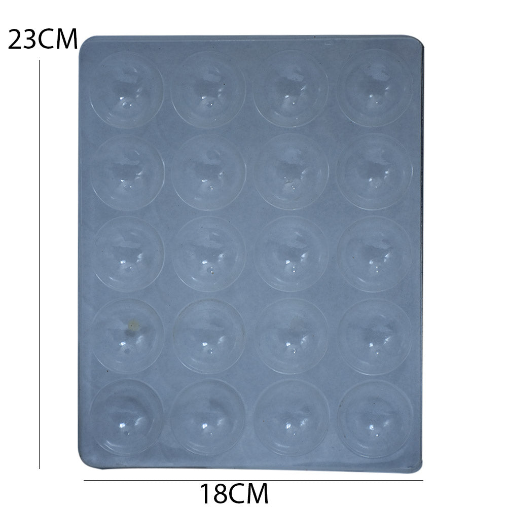 Plastic Sheet Chocolate Mold (Design 1)