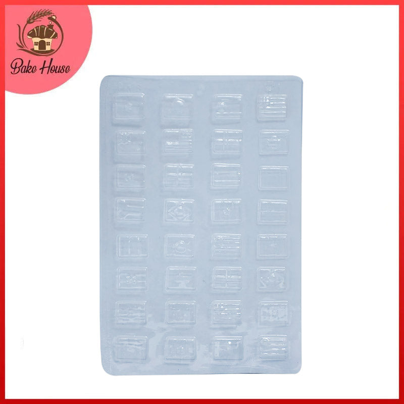 Plastic Sheet Chocolate Mold (Design 2)