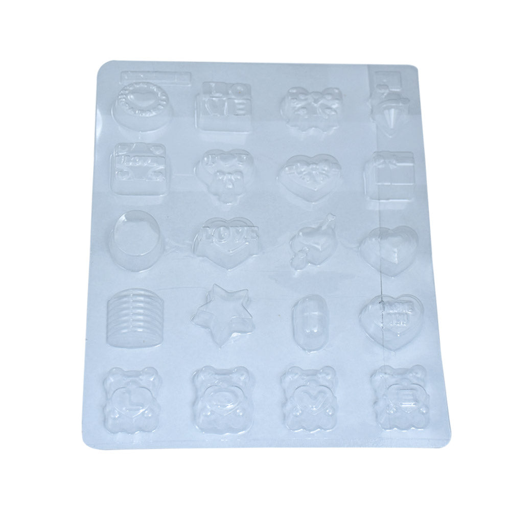 Plastic Sheet Chocolate Mold (Design 6)