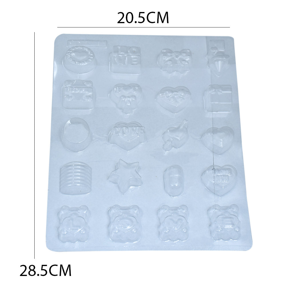 Plastic Sheet Chocolate Mold (Design 6)