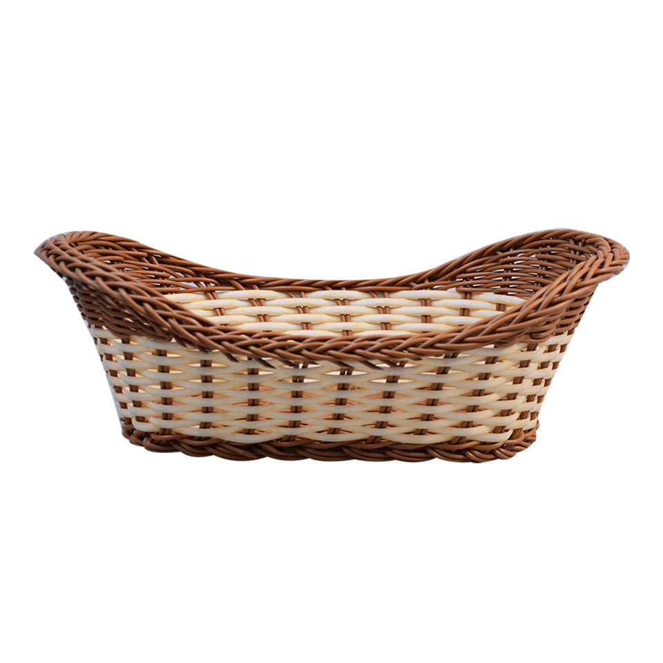 Plastic Woven Decoration & Storage Basket Design 02 Large