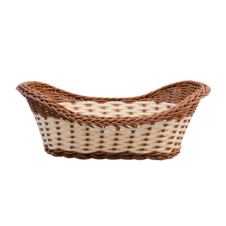 Plastic Woven Decoration & Storage Basket Design 02 Medium