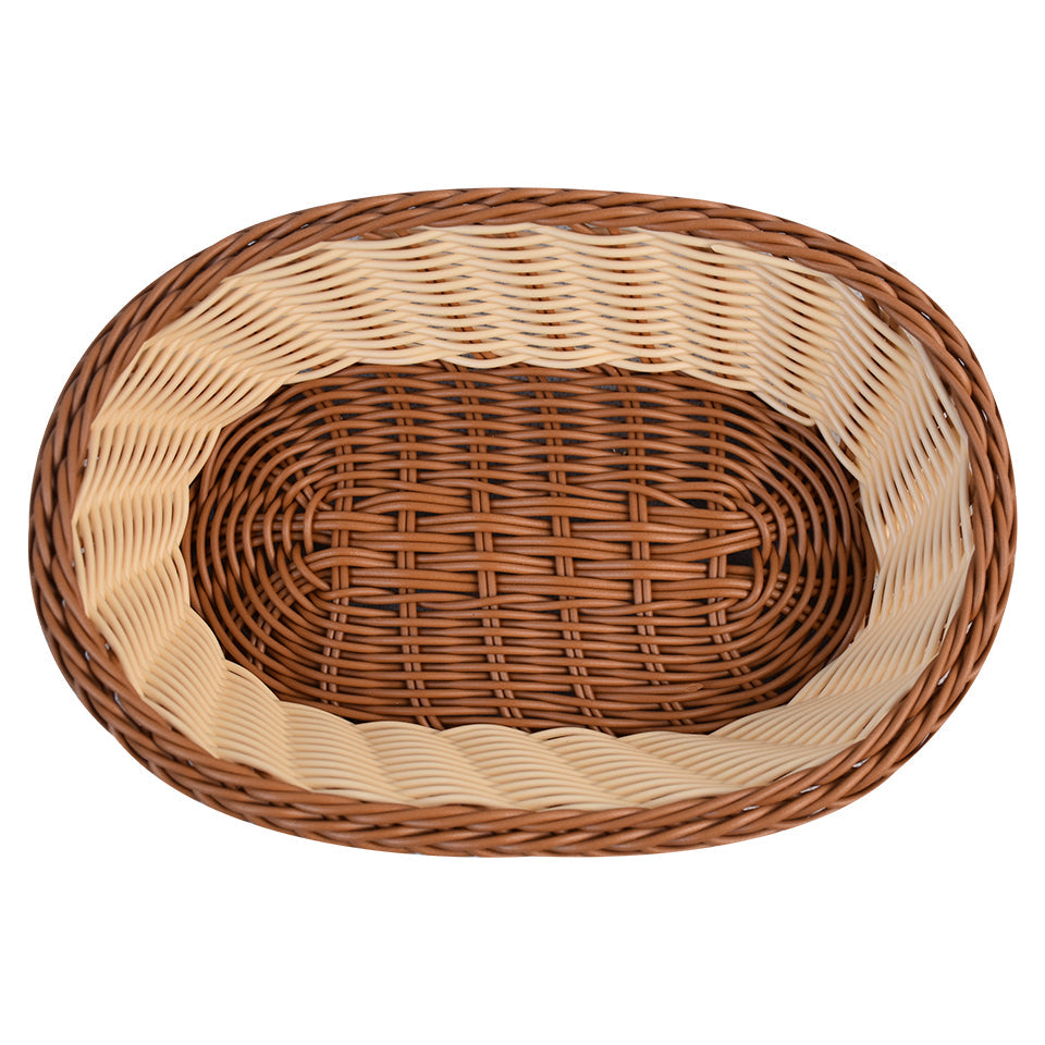 Plastic Woven Decoration & Storage Basket Design 03 Small
