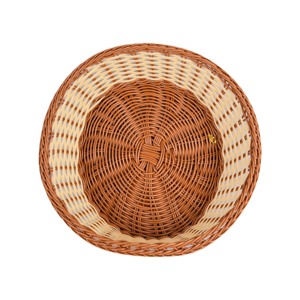 Plastic Woven Decoration & Storage Basket Design 04 Small