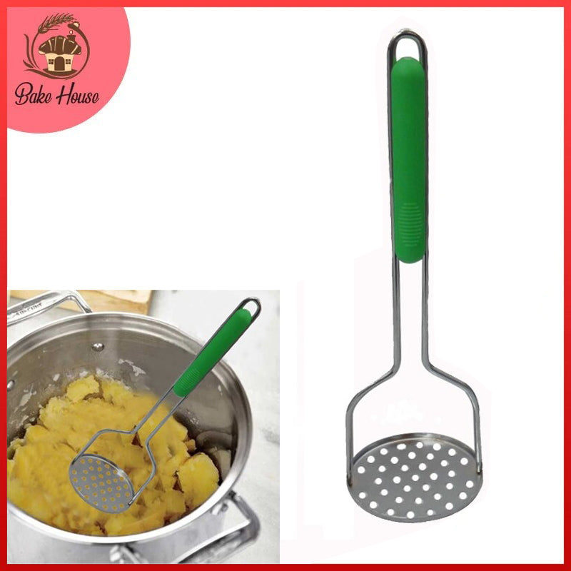Potato Pusher Stainless Steel Round Holes
