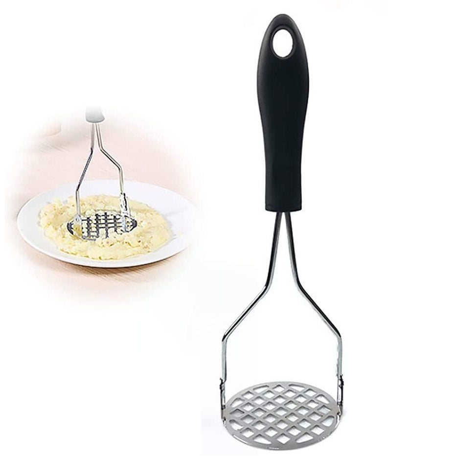 Potato Pusher Stainless Steel Square Holes