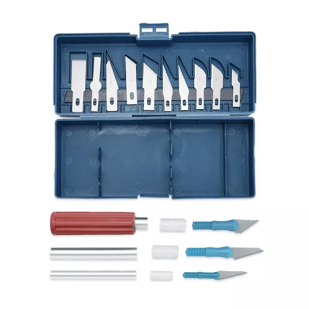 Precision Knife Set Stainless Steel 13Pcs Set