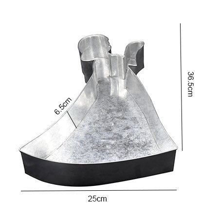 Princess Cake Silver Tin Mold