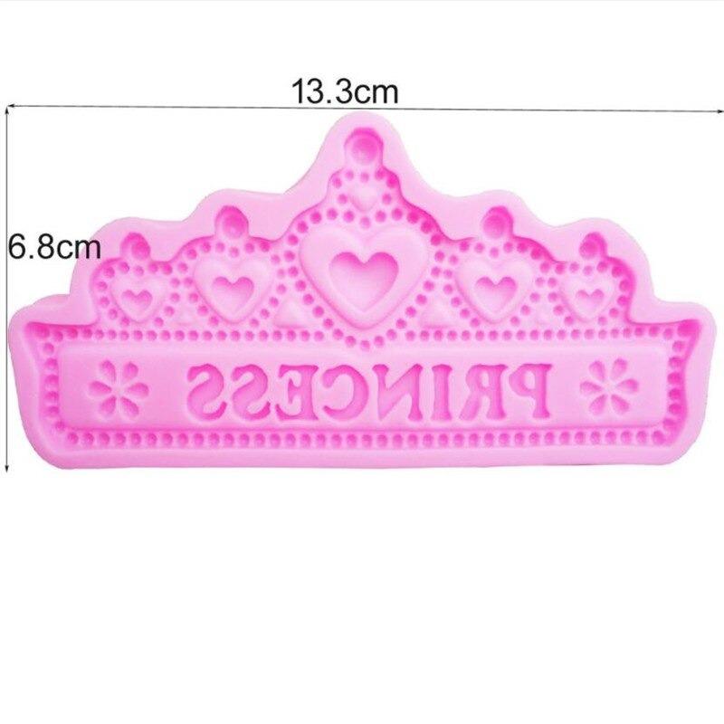 Princess Crown Silicone Fondant Cake Mold