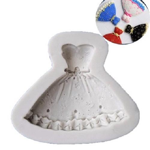Princess Dress Silicone Fondant & Chocolate Mold