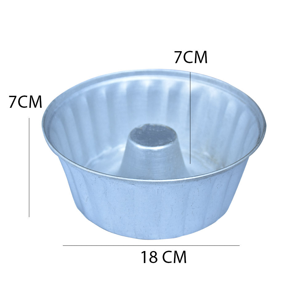 Pudding Cake Mold Aluminum with Design Medium