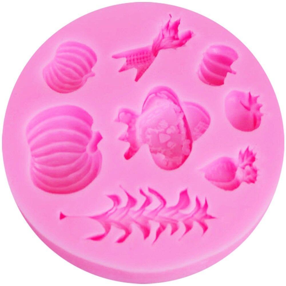 Pumpkin Silicone Fondant & Chocolate Mold