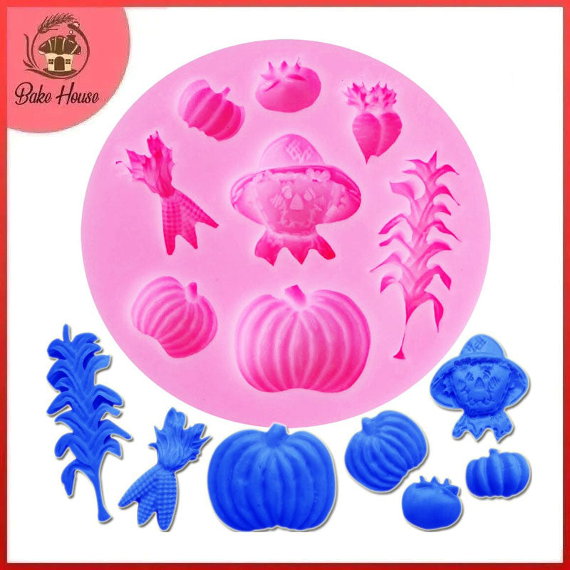 Pumpkin Silicone Fondant & Chocolate Mold