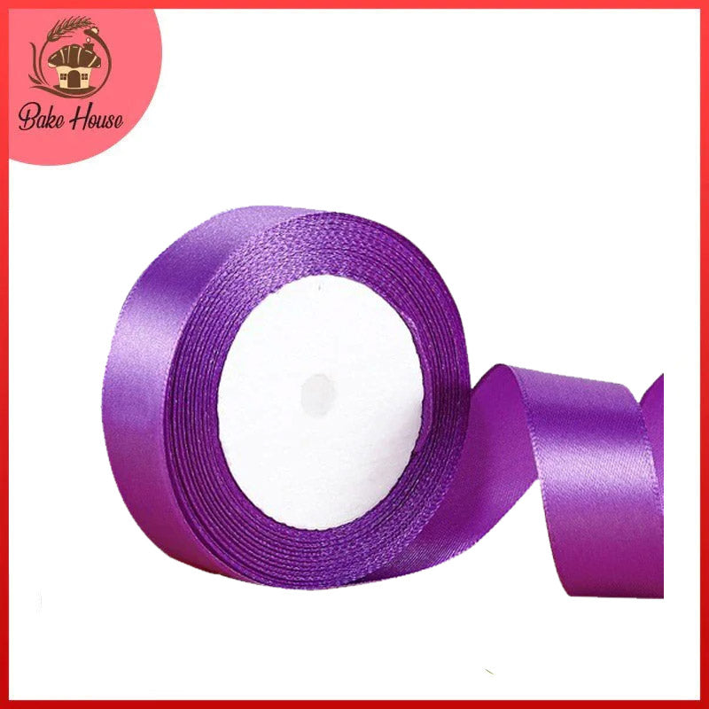 Purple Ribbon For Decoration 2CM