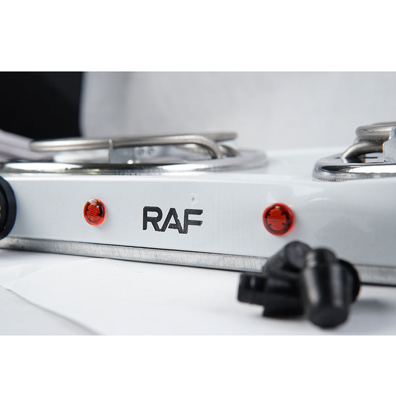 RAF Electric Stove Two Cooking Plates 2000 W R.8020B (White)