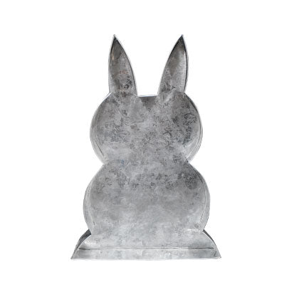 Rabbit Cake Baking Mold Silver Tin